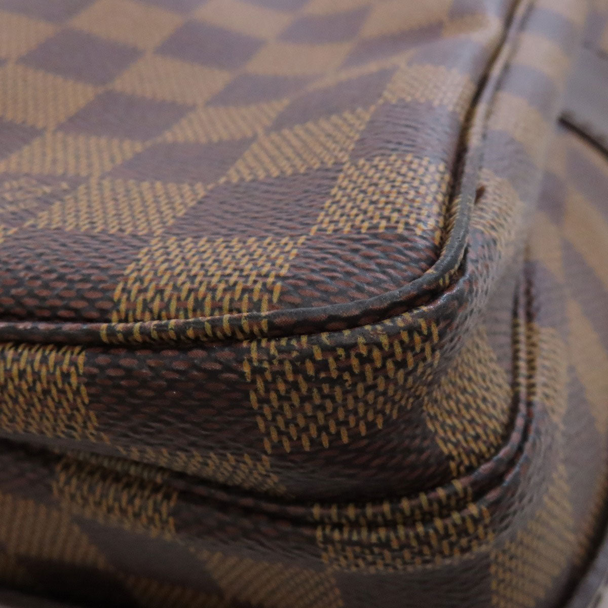 LOUIS VUITTON Shoulder Bag M45255 Damier canvas Brown Naviglio