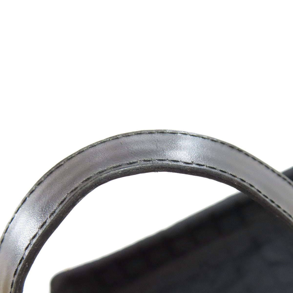 CHANEL Handbag Nylon jacquard black New Travel Line MM
