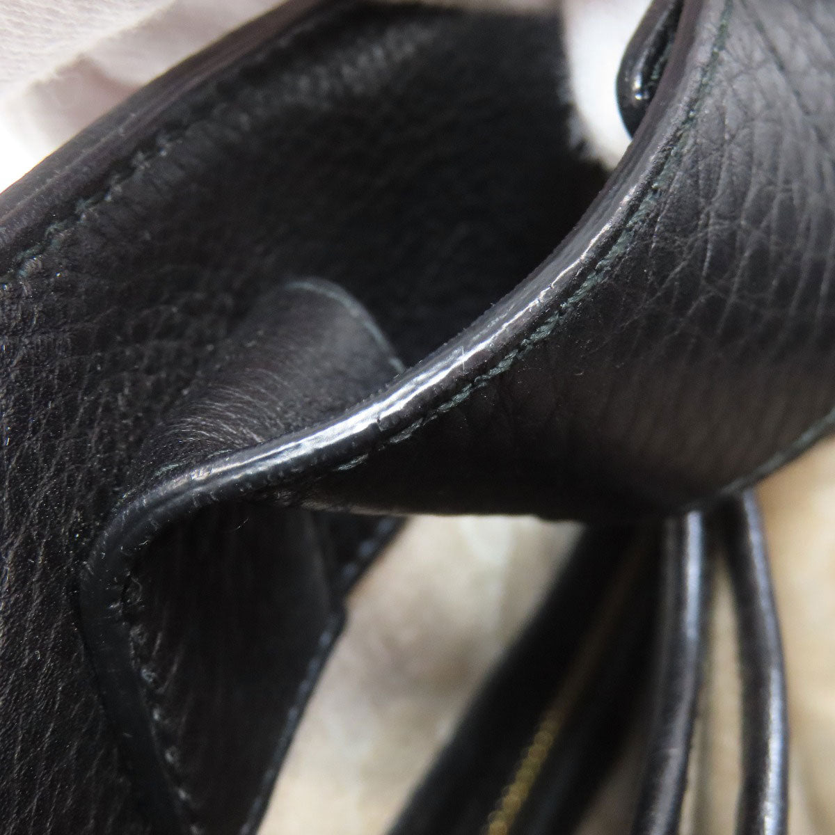 GUCCI Handbag 308360 Calfskin black Bamboo 2WAY