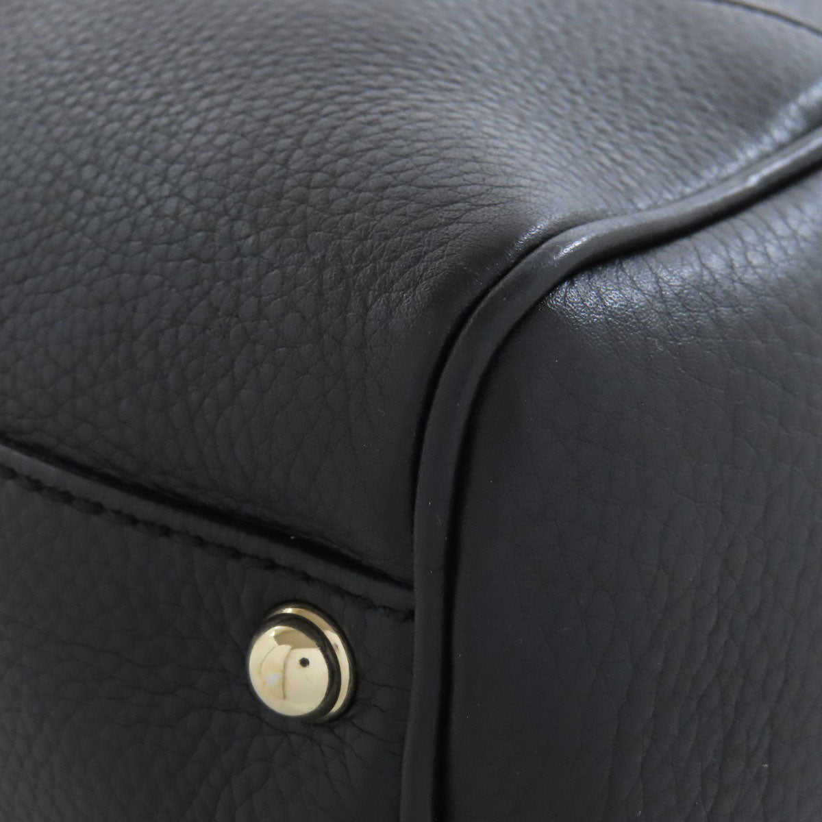 GUCCI Handbag 308360 Calfskin black Bamboo 2WAY