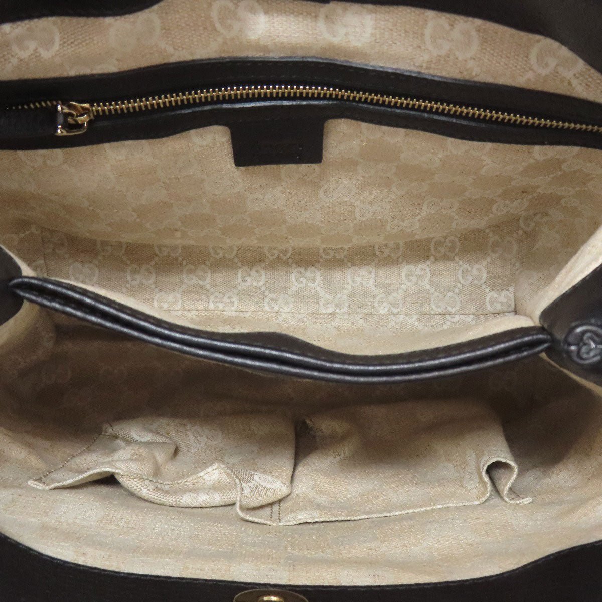 GUCCI Handbag 308360 Calfskin black Bamboo 2WAY