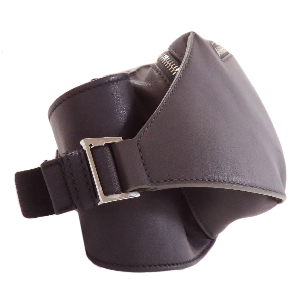 BALENCIAGA Sling bag 433625 leather gray logo