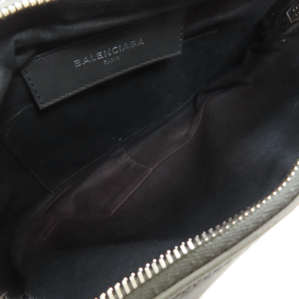 BALENCIAGA Sling bag 433625 leather gray logo