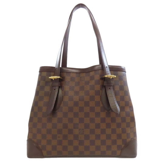LOUIS VUITTON Tote Bag N51204 Damier canvas Brown HamsteadMM