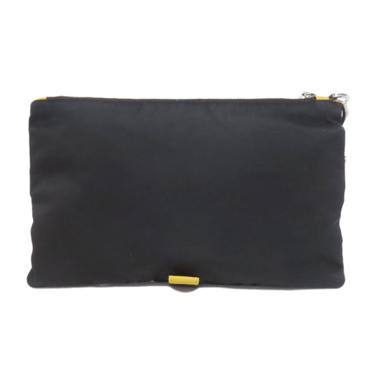 PRADA Clutch bag 2NH011 Nylon black logoMetal