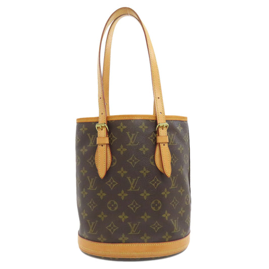 LOUIS VUITTON Tote Bag M42238 Monogram canvas Brown Bucket M Bucket PM
