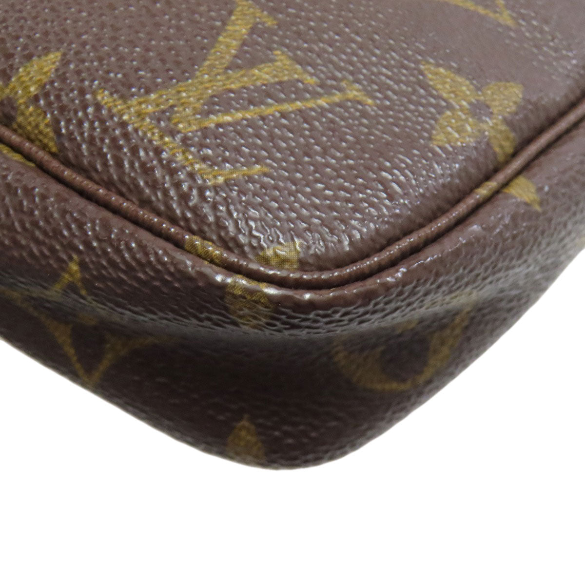 LOUIS VUITTON Accessory pouch M51980 Monogram canvas Brown Pochette Accessoar
