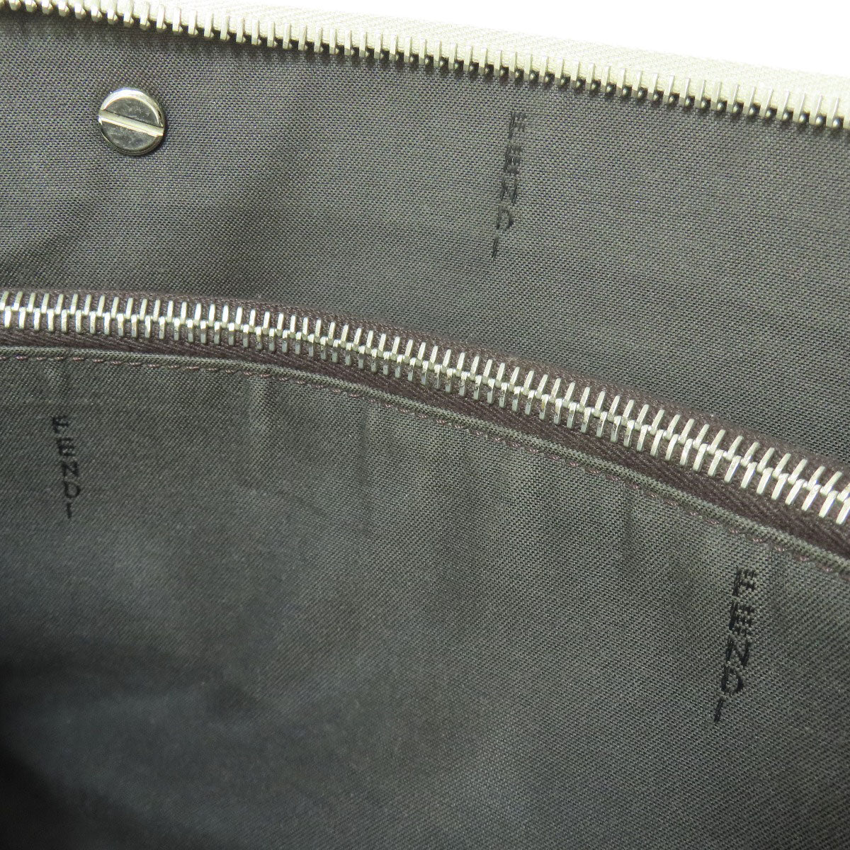 FENDI Handbag Calfskin Brown By the way 2WAY