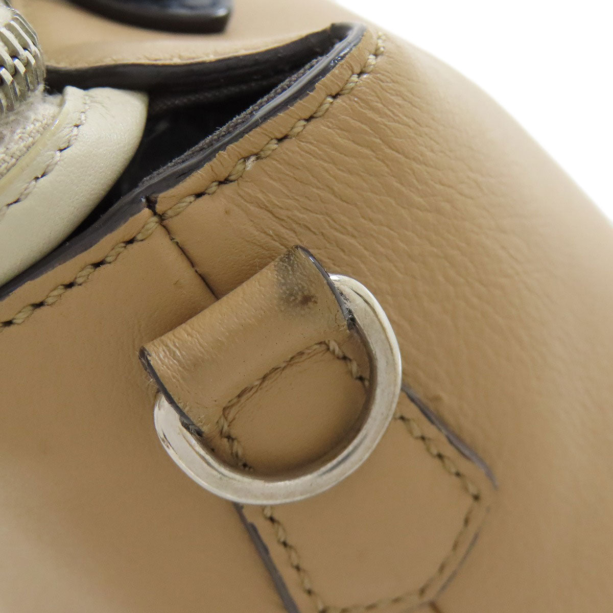 FENDI Handbag Calfskin Brown By the way 2WAY