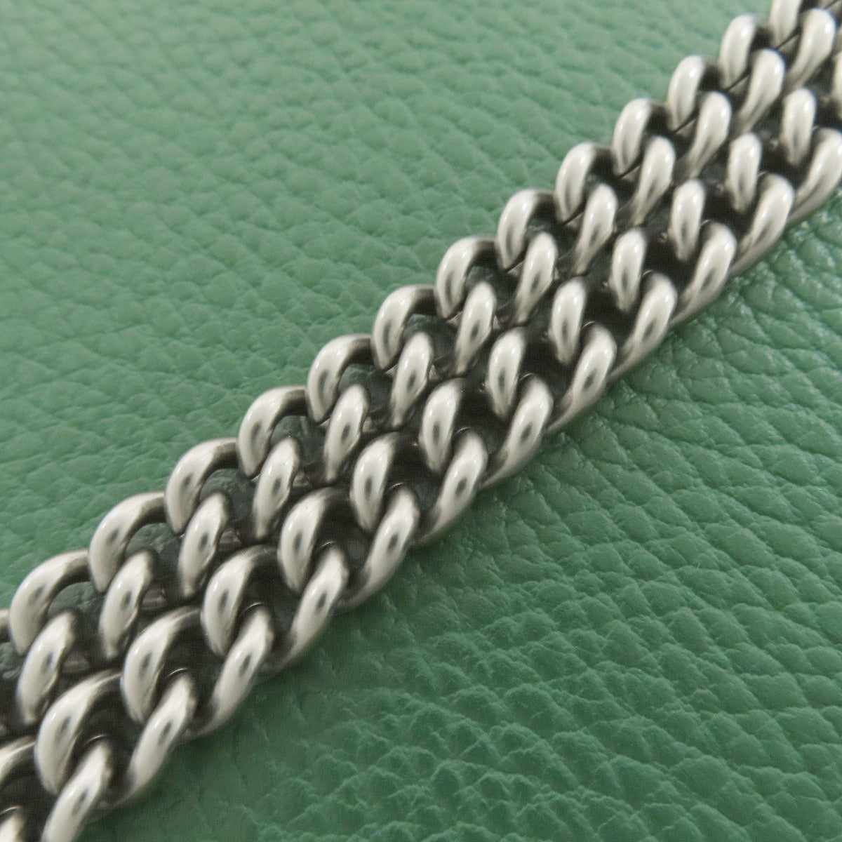 GUCCI Long Wallet Purse 401231 leather green Chain Wallet Dionysus