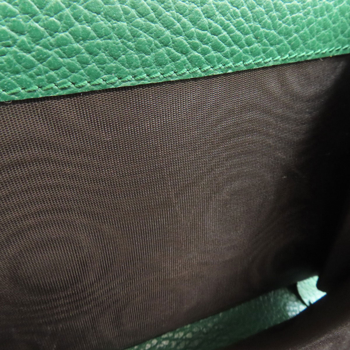 GUCCI Long Wallet Purse 401231 leather green Chain Wallet Dionysus