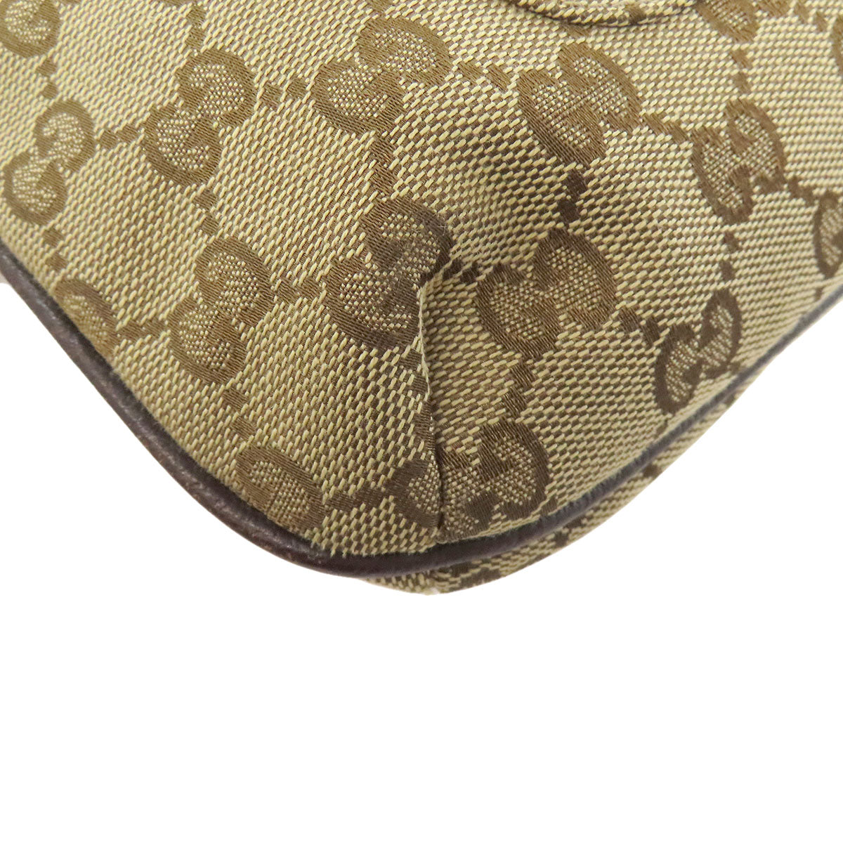 GUCCI Shoulder Bag 122798 canvas Brown GG