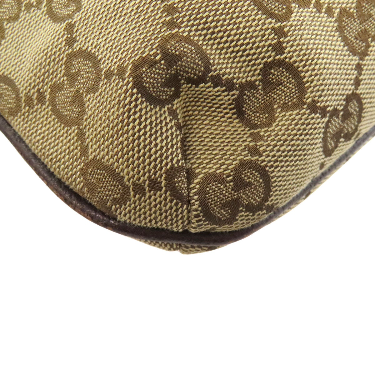 GUCCI Shoulder Bag 122798 canvas Brown GG