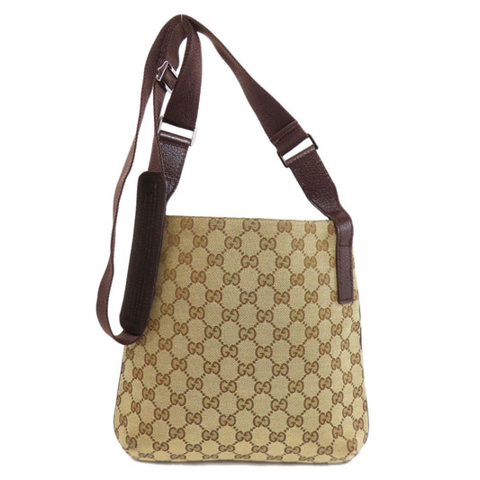 GUCCI Shoulder Bag 122798 canvas Brown GG