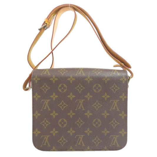 LOUIS VUITTON Shoulder Bag M51253 Monogram canvas Brown Cartouchiere22