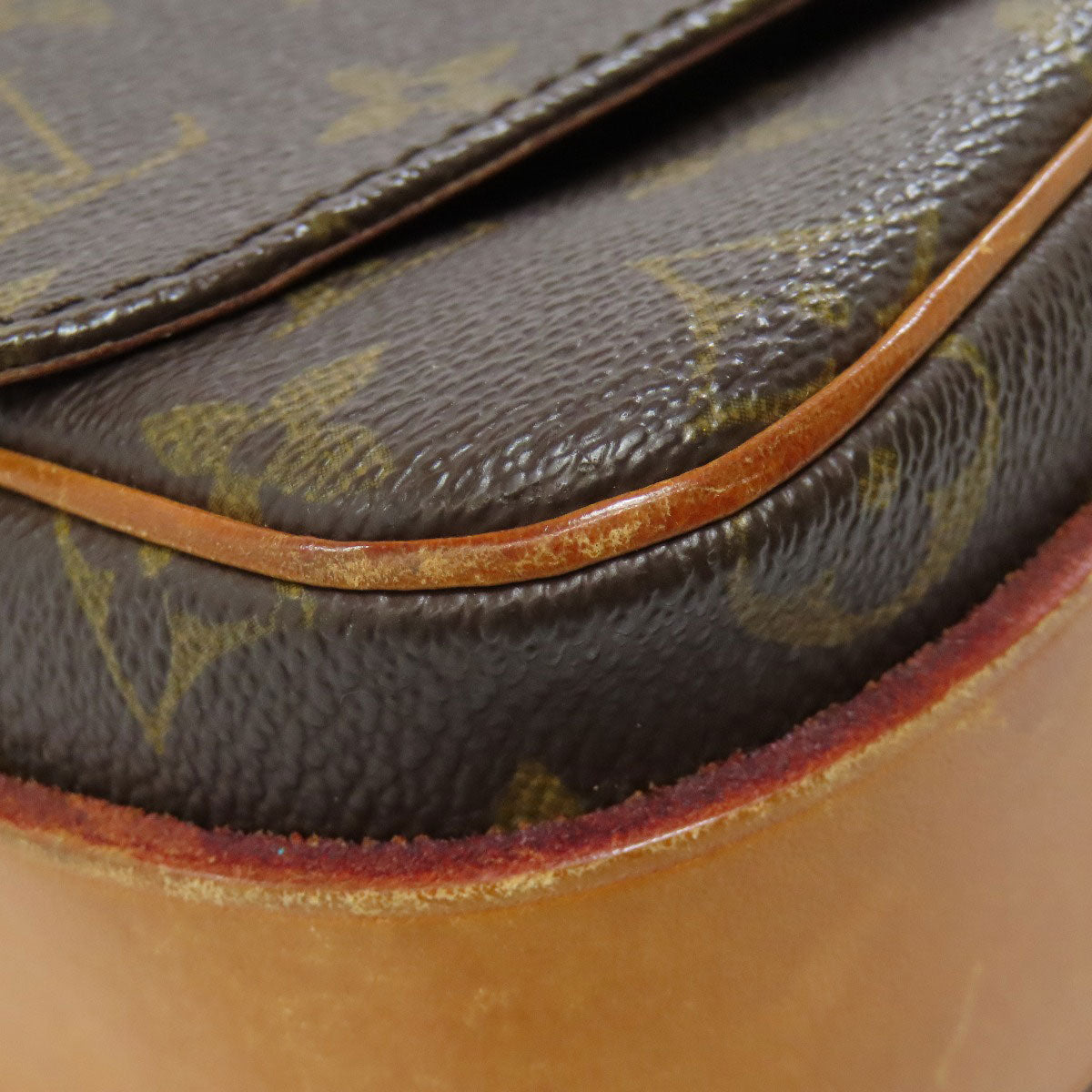 LOUIS VUITTON Shoulder Bag M51253 Monogram canvas Brown Cartouchiere22