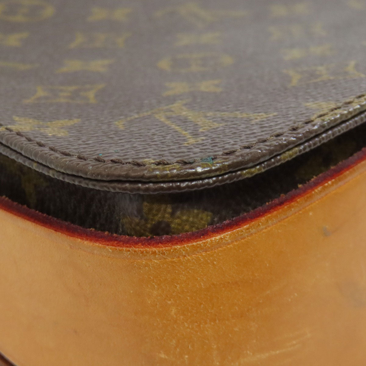 LOUIS VUITTON Shoulder Bag M51253 Monogram canvas Brown Cartouchiere22