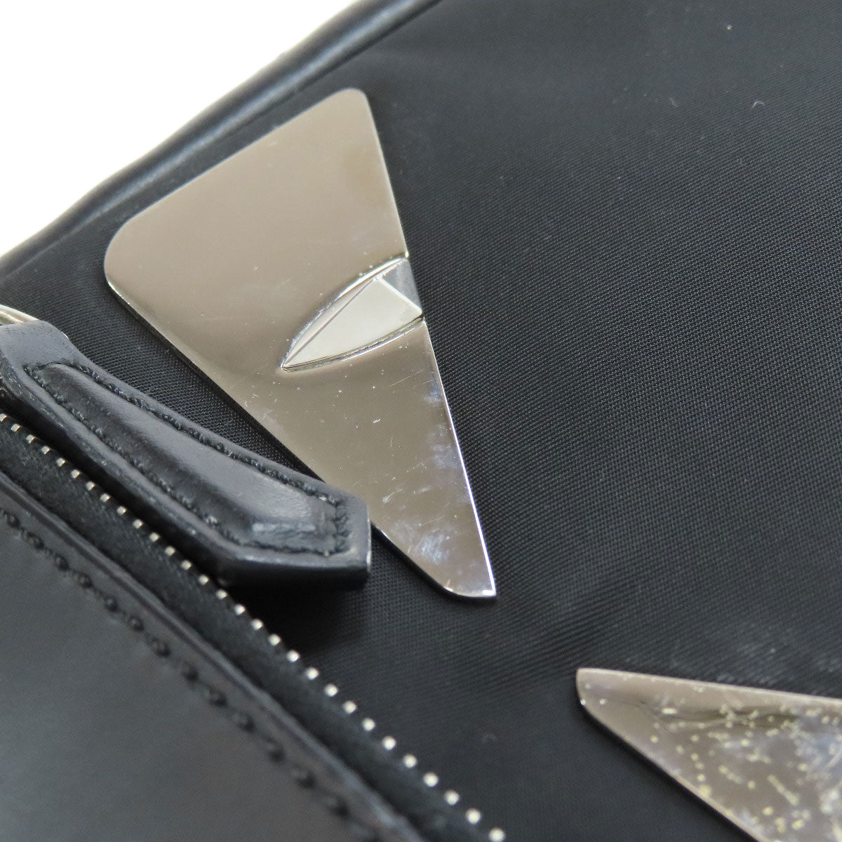 FENDI Sling bag leather black Monster bugs eye