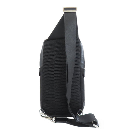 FENDI Sling bag leather black Monster bugs eye