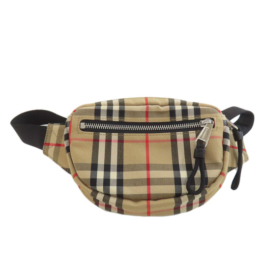 BURBERRY Hip bag canvas beige Nova Check