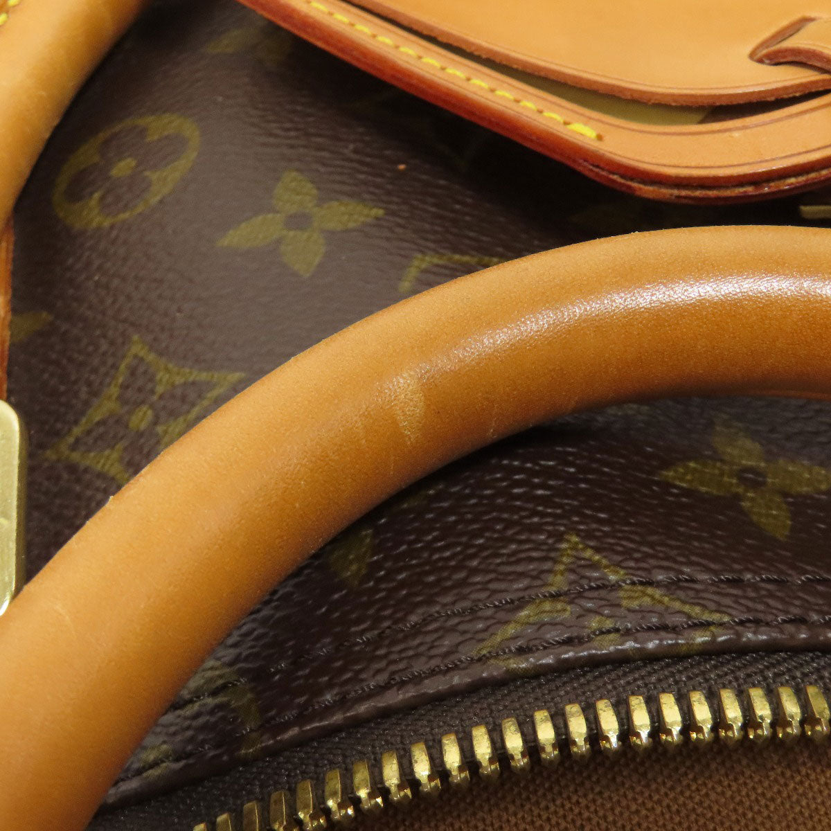 LOUIS VUITTON Tote Bag M41424 Monogram canvas Brown Keepall 55