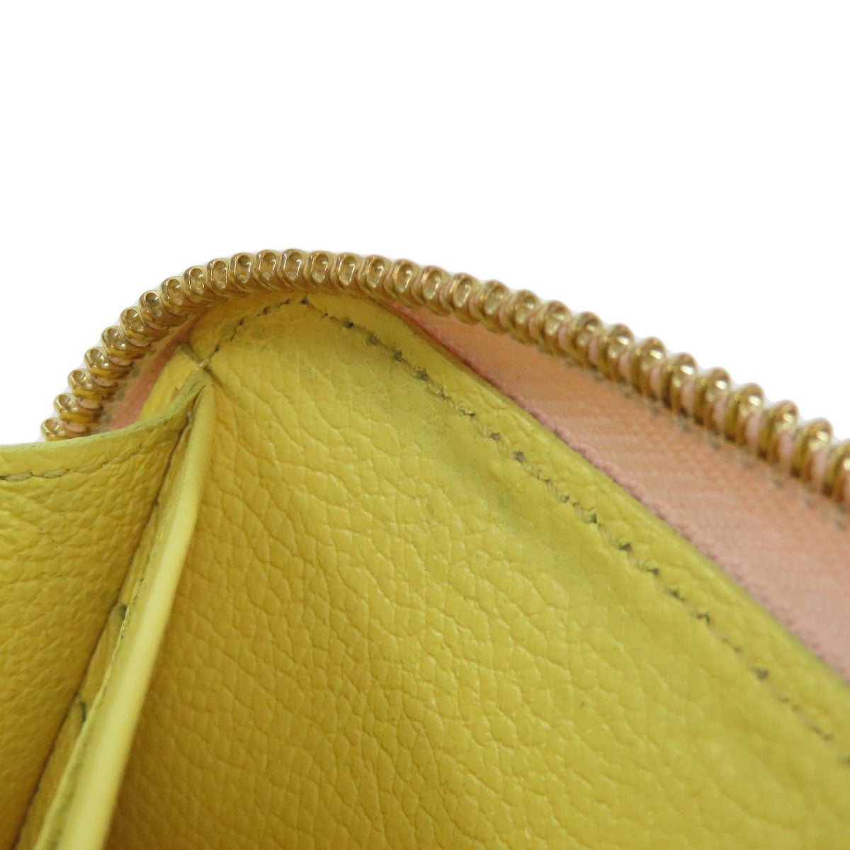 LOUIS VUITTON Long Wallet Purse M81279 Ann Platt pink Zippy wallet