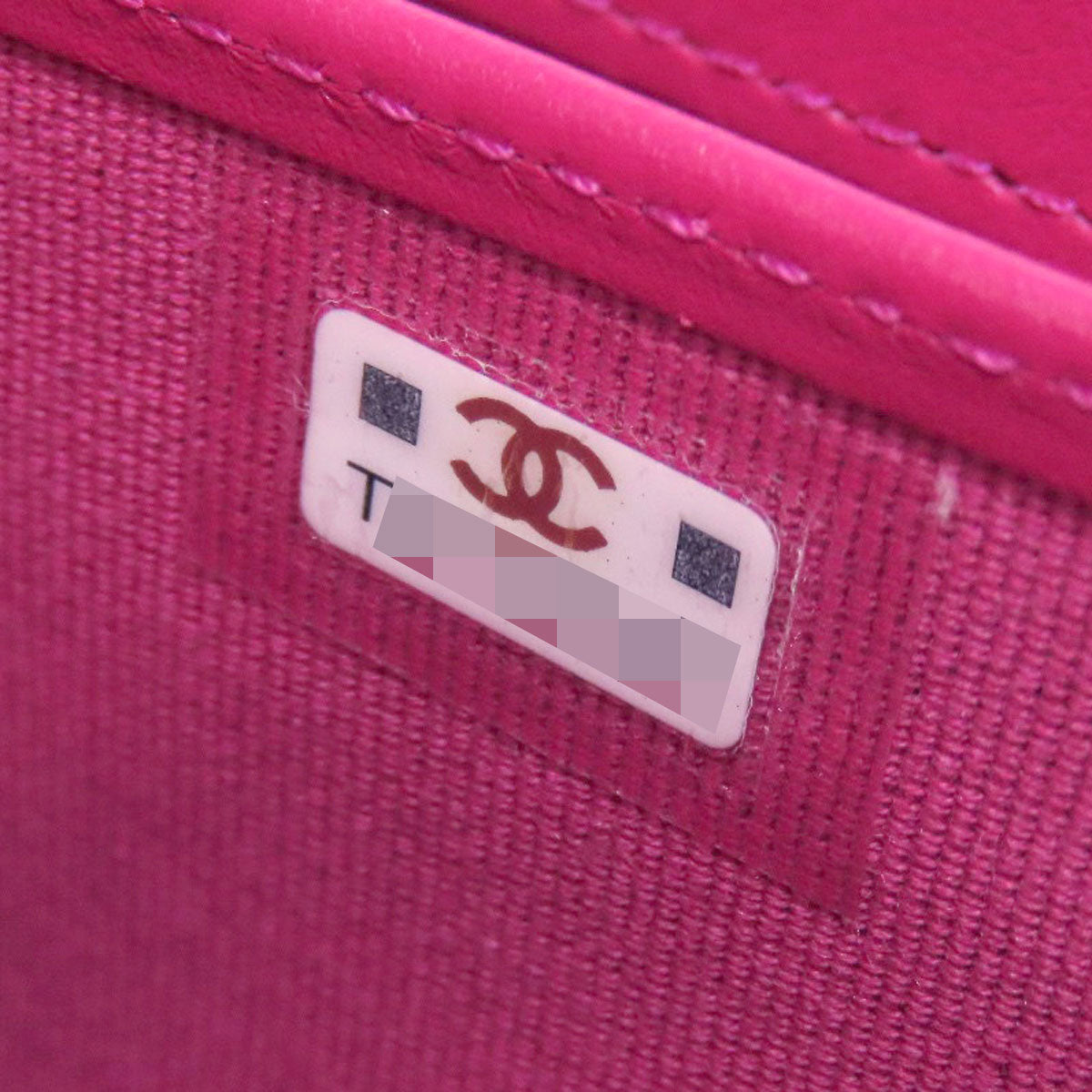 CHANEL Long Wallet Purse Grained Calfskin Skin pink Matelasse COCO Mark SilverMetal