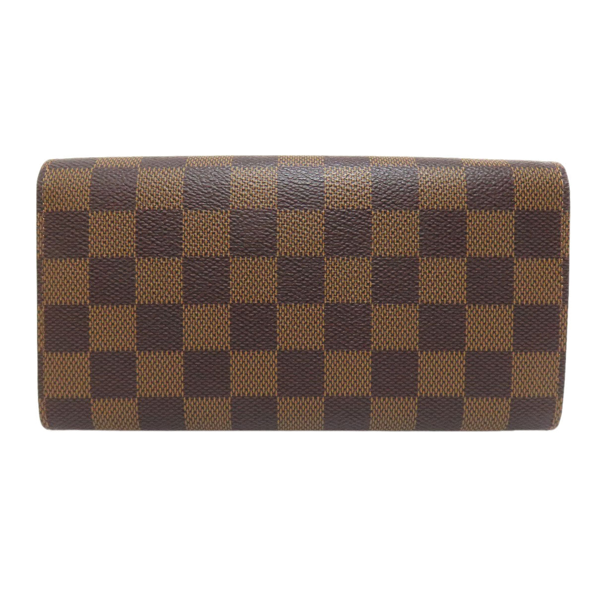 LOUIS VUITTON Long Wallet Purse N61734 Damier canvas Brown Portefeuille Sala (formerly)