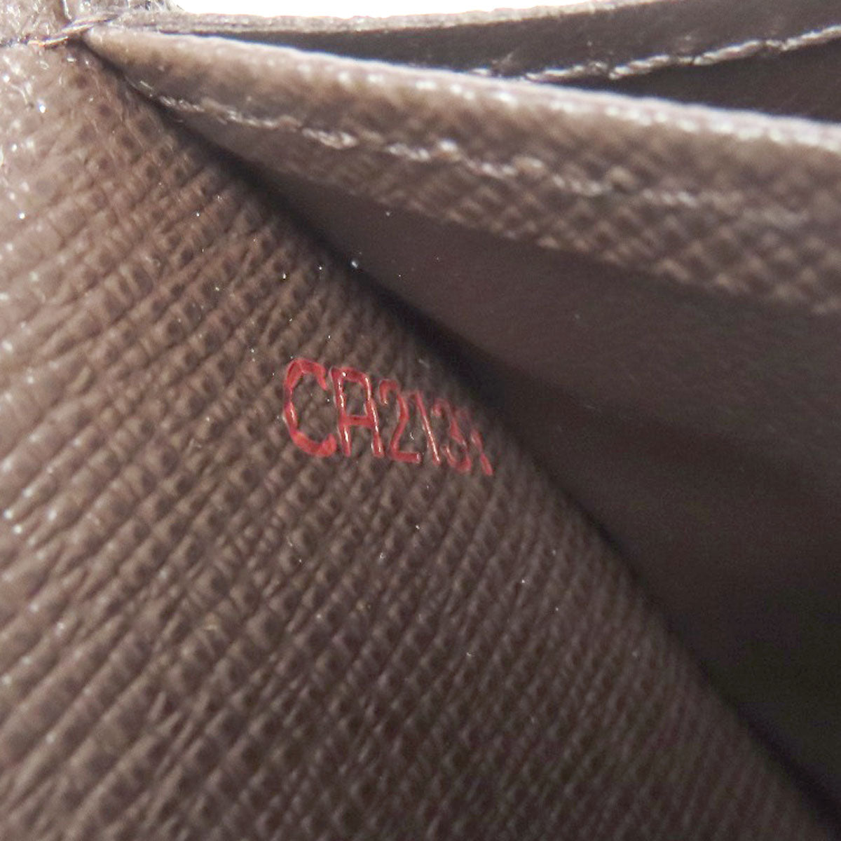 LOUIS VUITTON Long Wallet Purse N61734 Damier canvas Brown Portefeuille Sala (formerly)