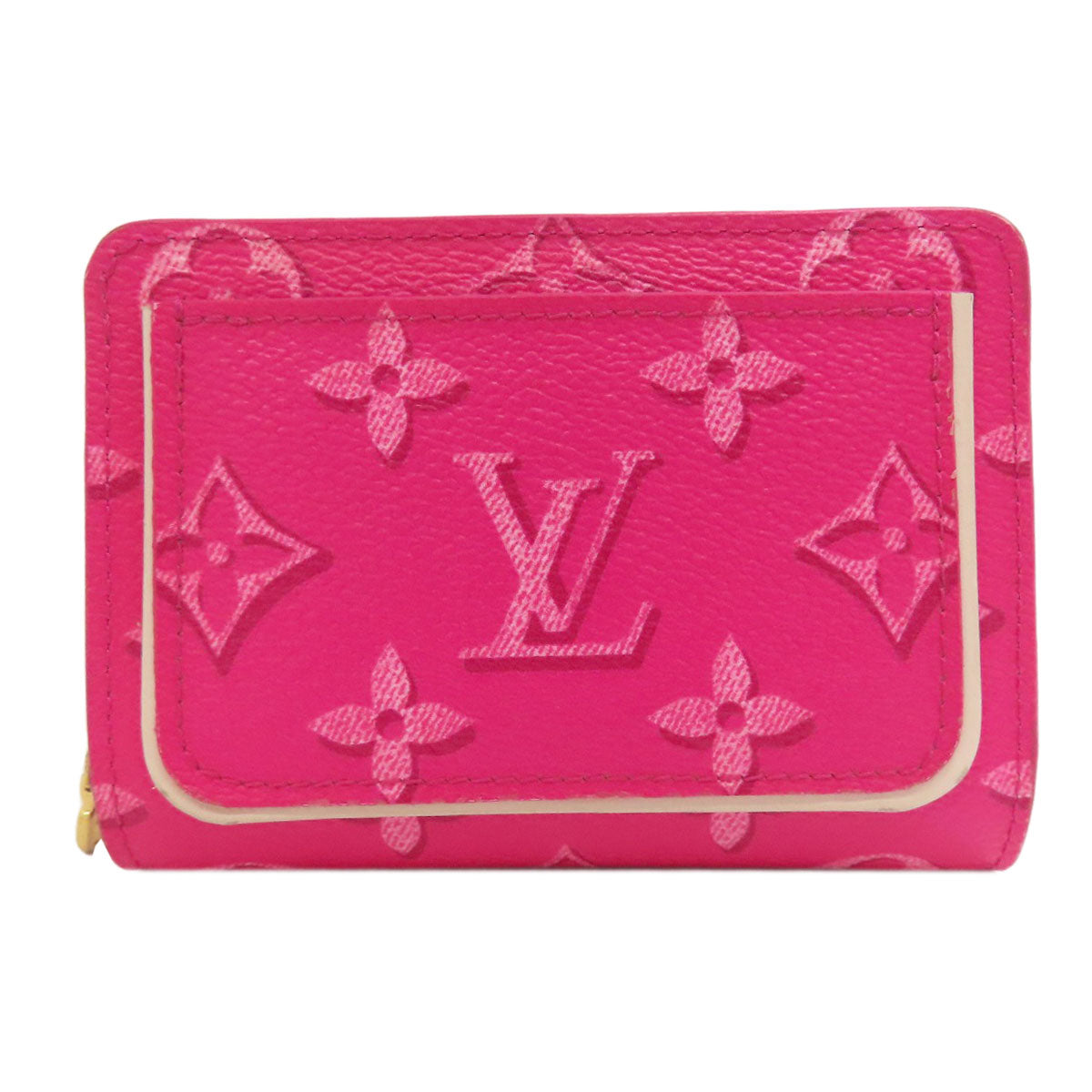LOUIS VUITTON Bifold Wallet M81472 Monogram canvas pink Portefeuille Lou