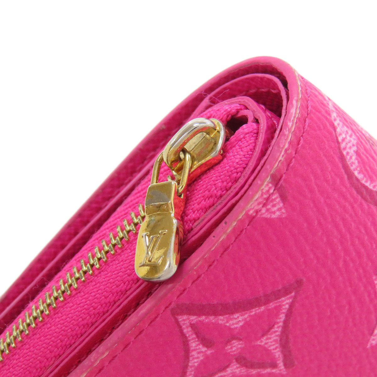 LOUIS VUITTON Bifold Wallet M81472 Monogram canvas pink Portefeuille Lou
