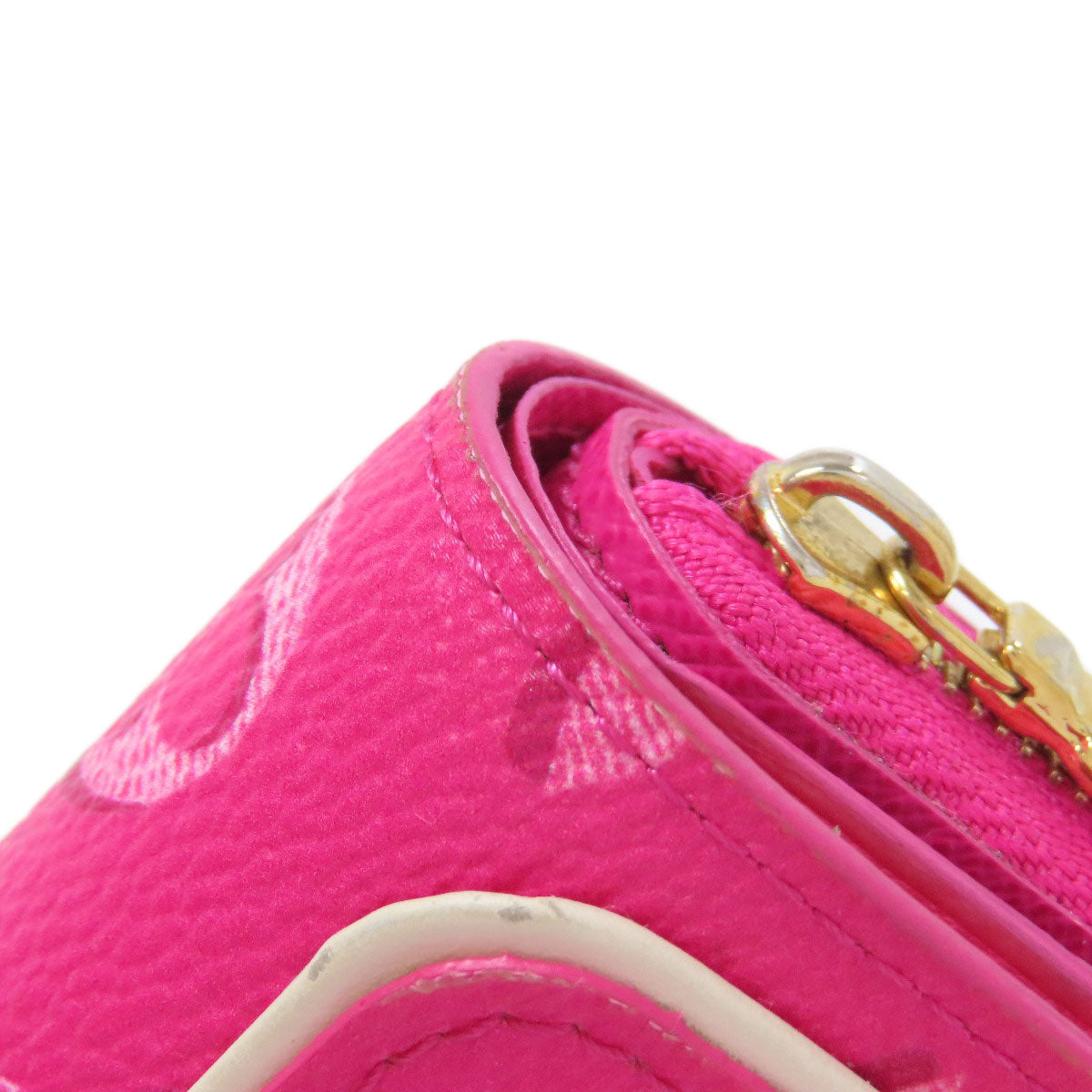 LOUIS VUITTON Bifold Wallet M81472 Monogram canvas pink Portefeuille Lou