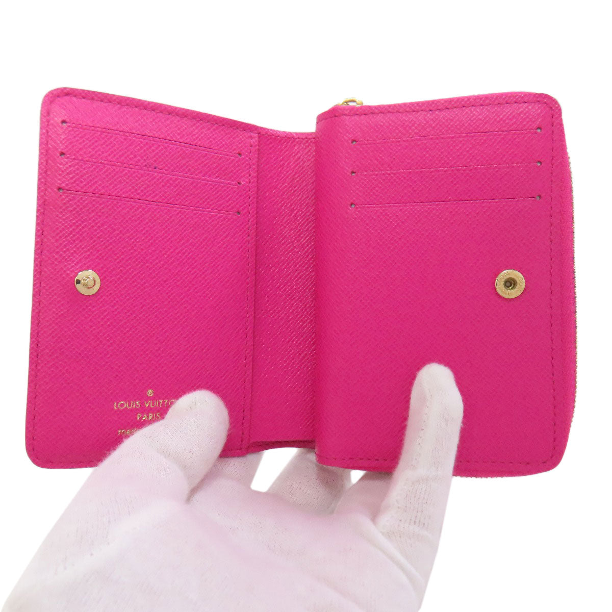 LOUIS VUITTON Bifold Wallet M81472 Monogram canvas pink Portefeuille Lou