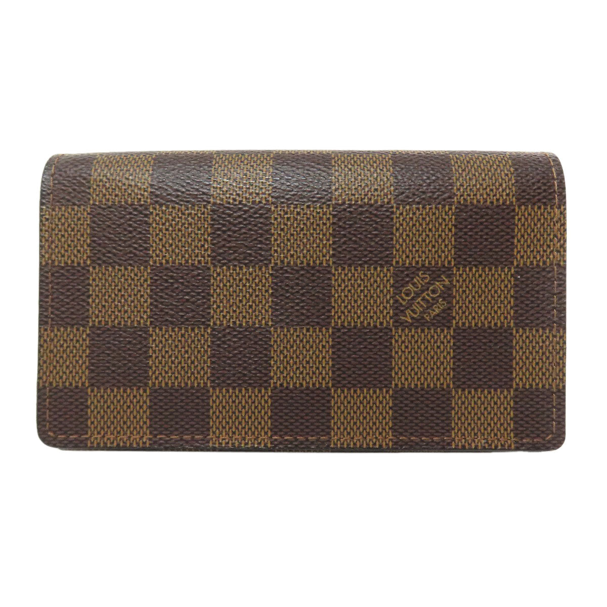 LOUIS VUITTON Bifold Wallet N61736 Damier canvas Brown Portefeuille Tresol