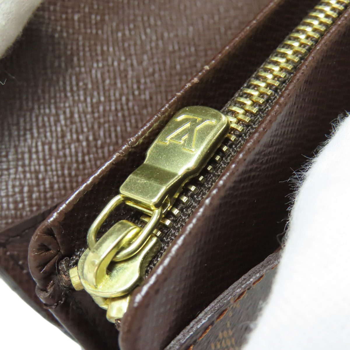 LOUIS VUITTON Bifold Wallet N61736 Damier canvas Brown Portefeuille Tresol