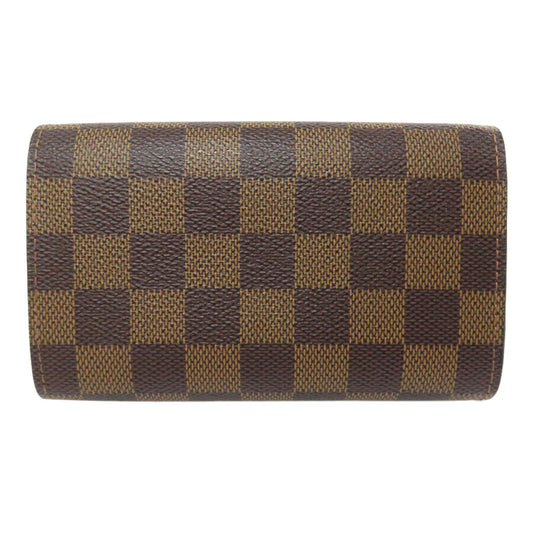 LOUIS VUITTON Bifold Wallet N61736 Damier canvas Brown Portefeuille Tresol
