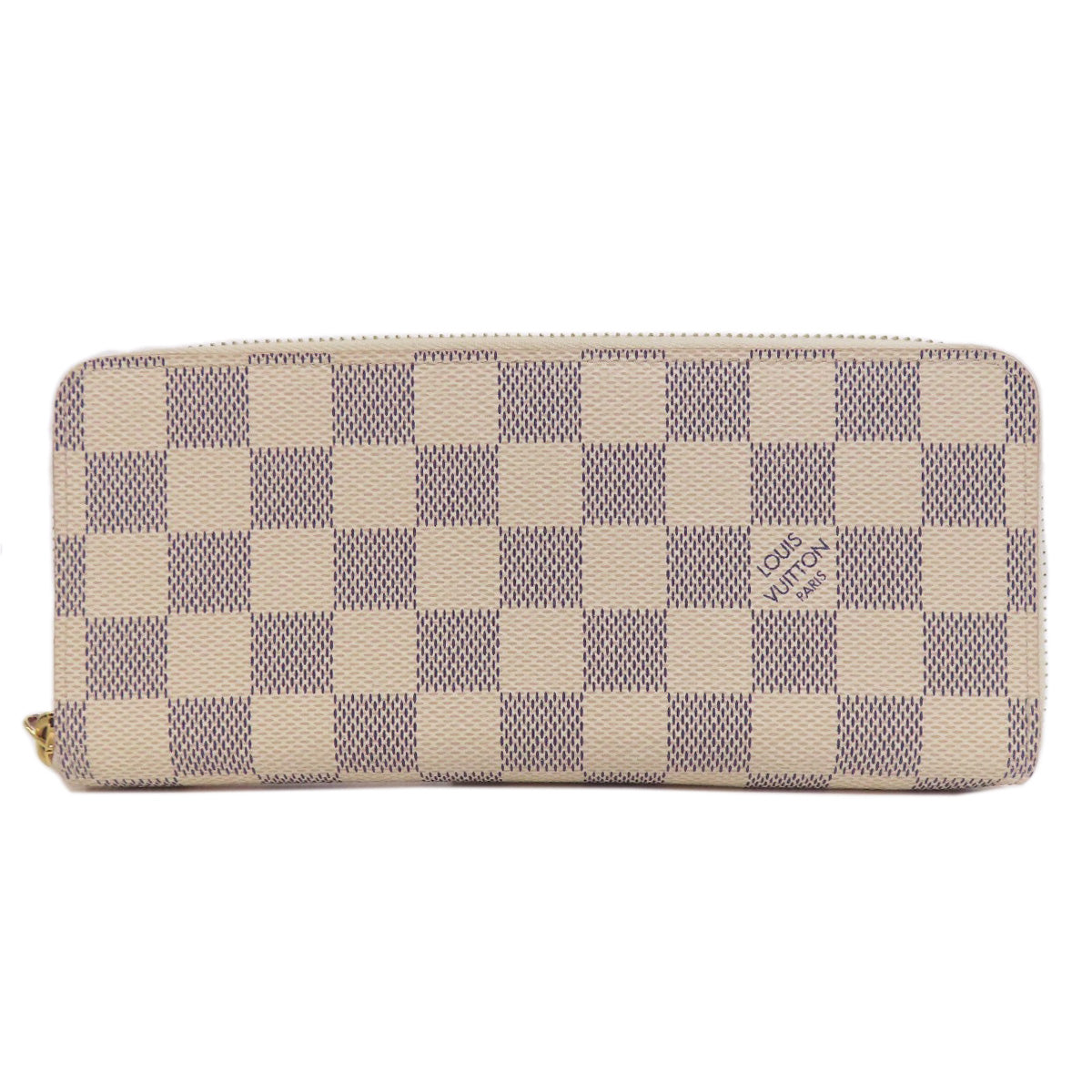 LOUIS VUITTON Long Wallet Purse N61264 Damier canvas white Portefeuille Clemence