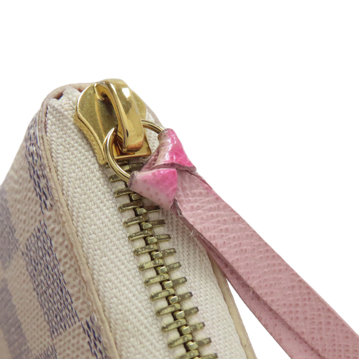 LOUIS VUITTON Long Wallet Purse N61264 Damier canvas white Portefeuille Clemence