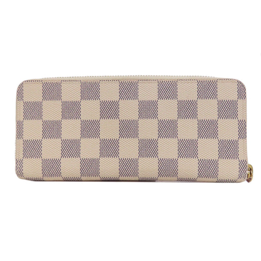 LOUIS VUITTON Long Wallet Purse N61264 Damier canvas white Portefeuille Clemence