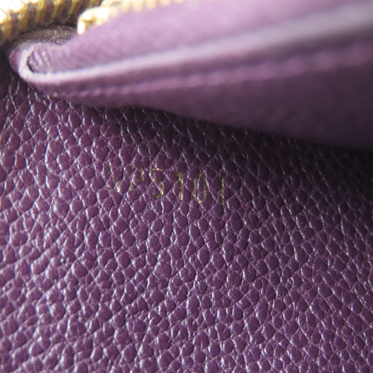 LOUIS VUITTON Long Wallet Purse M60359 Ann Platt purple Portefeuille / Wallet Ron
