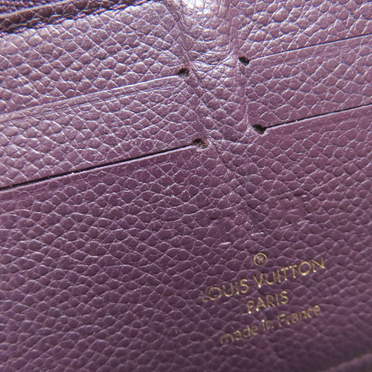 LOUIS VUITTON Long Wallet Purse M60359 Ann Platt purple Portefeuille / Wallet Ron