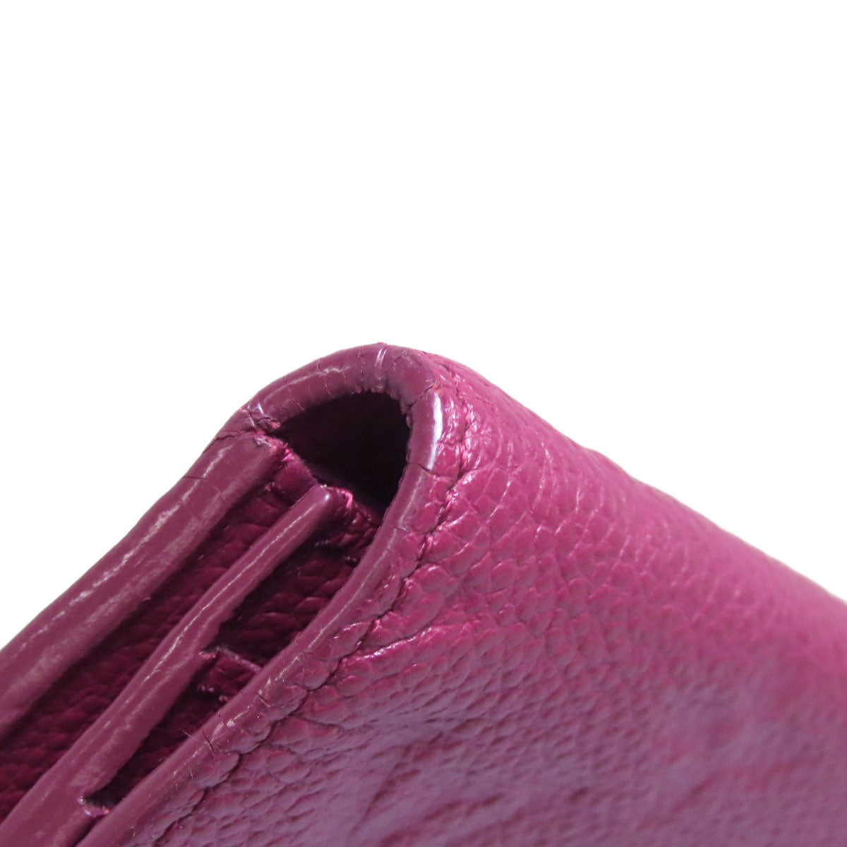 LOUIS VUITTON Long Wallet Purse M60341 Ann Platt purple Portefeuille Curie