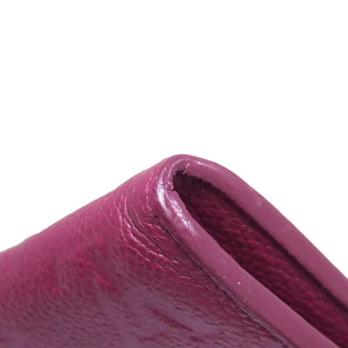 LOUIS VUITTON Long Wallet Purse M60341 Ann Platt purple Portefeuille Curie