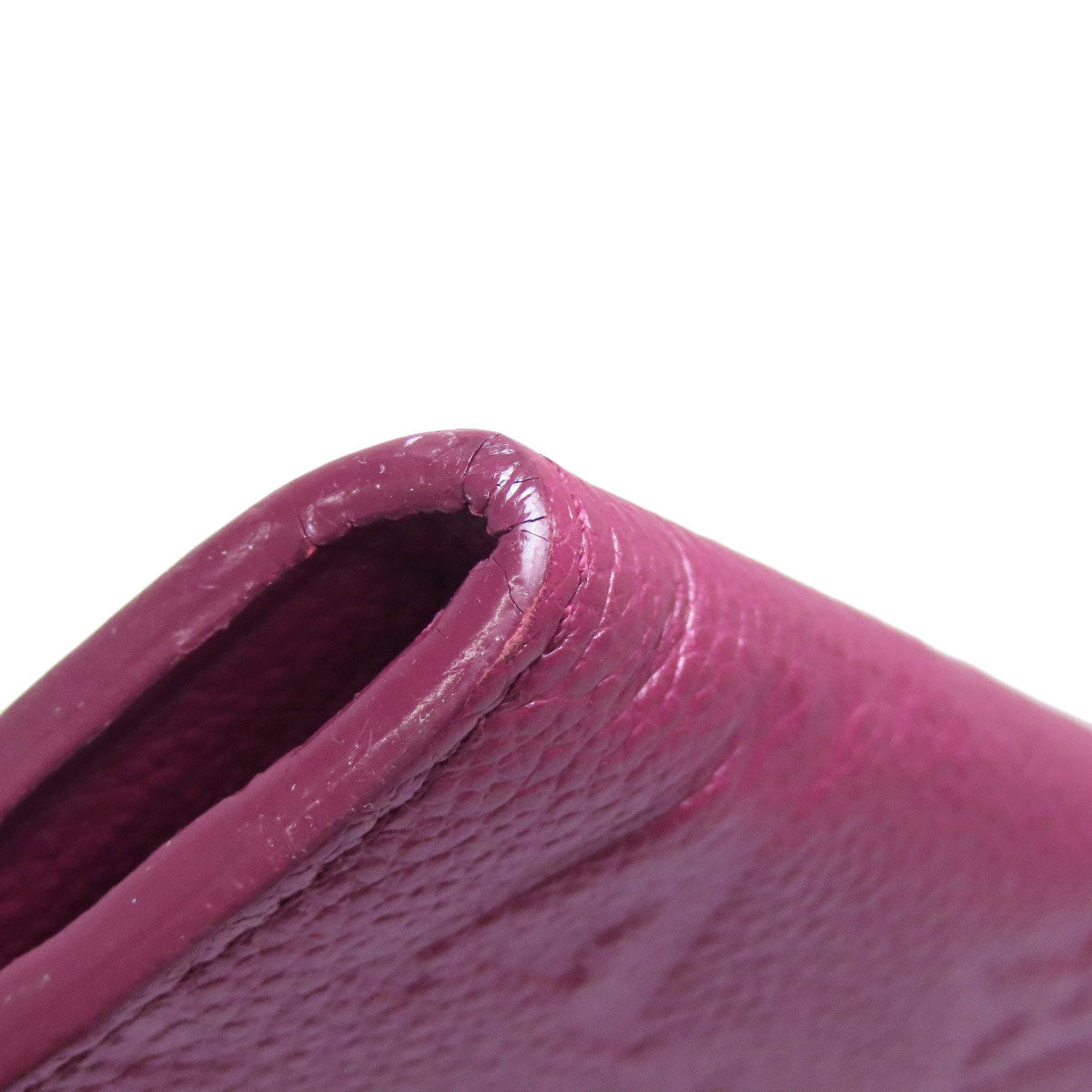 LOUIS VUITTON Long Wallet Purse M60341 Ann Platt purple Portefeuille Curie