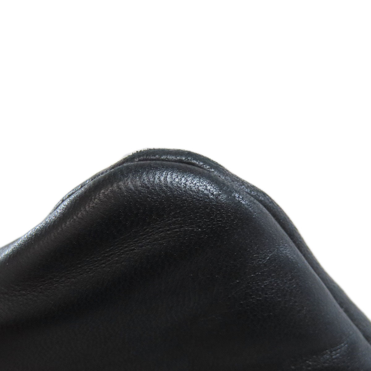 CHANEL Clutch bag leather blue COCO Mark Bicolor