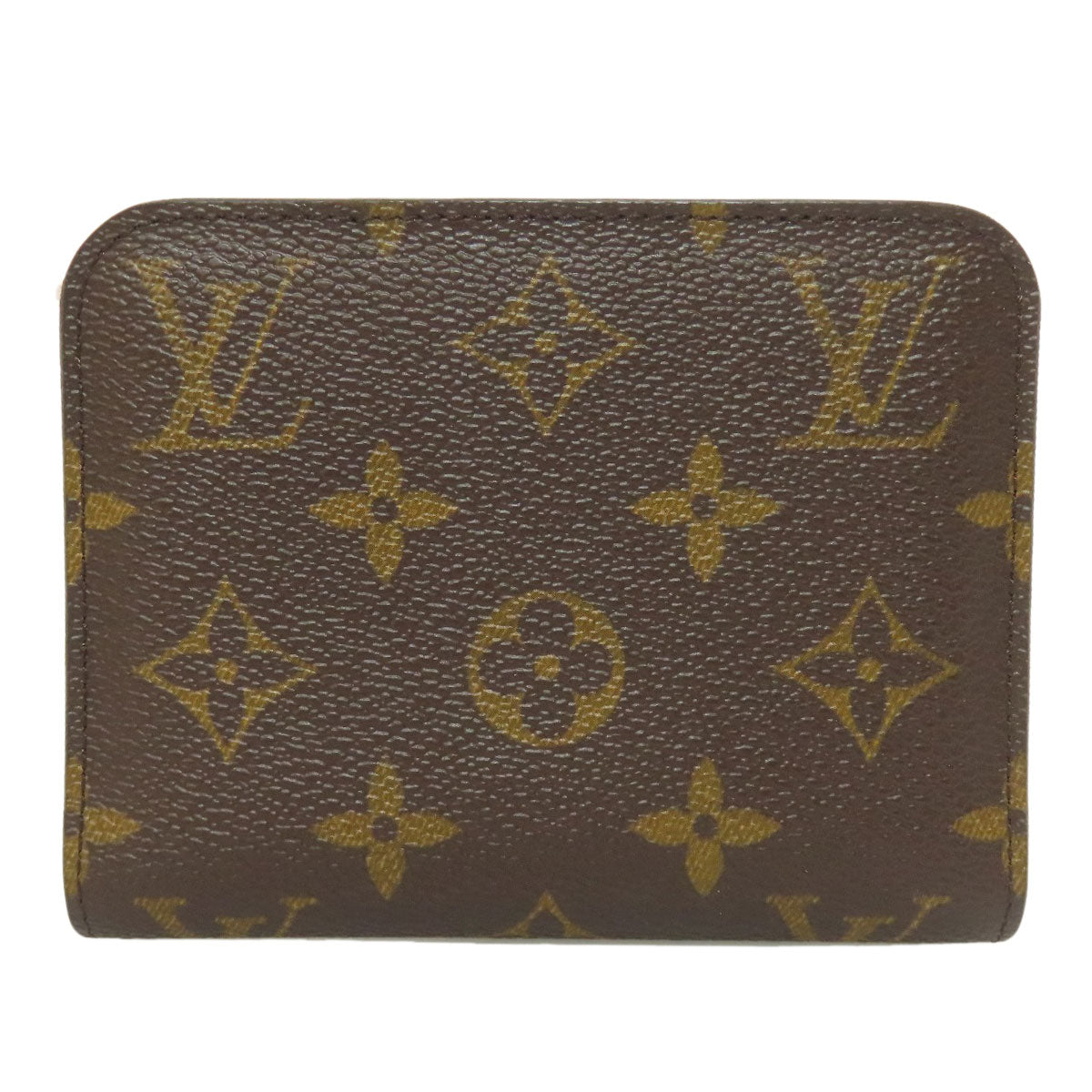 LOUIS VUITTON Bifold Wallet M60229 Monogram canvas Brown Porto Monnaie Insolite Fleuri