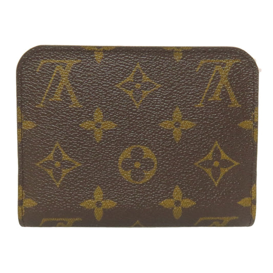LOUIS VUITTON Bifold Wallet M60229 Monogram canvas Brown Porto Monnaie Insolite Fleuri