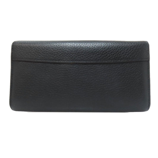 LOUIS VUITTON Long Wallet Purse M61248 Taurillon Clemence black Portefeuille Capsine