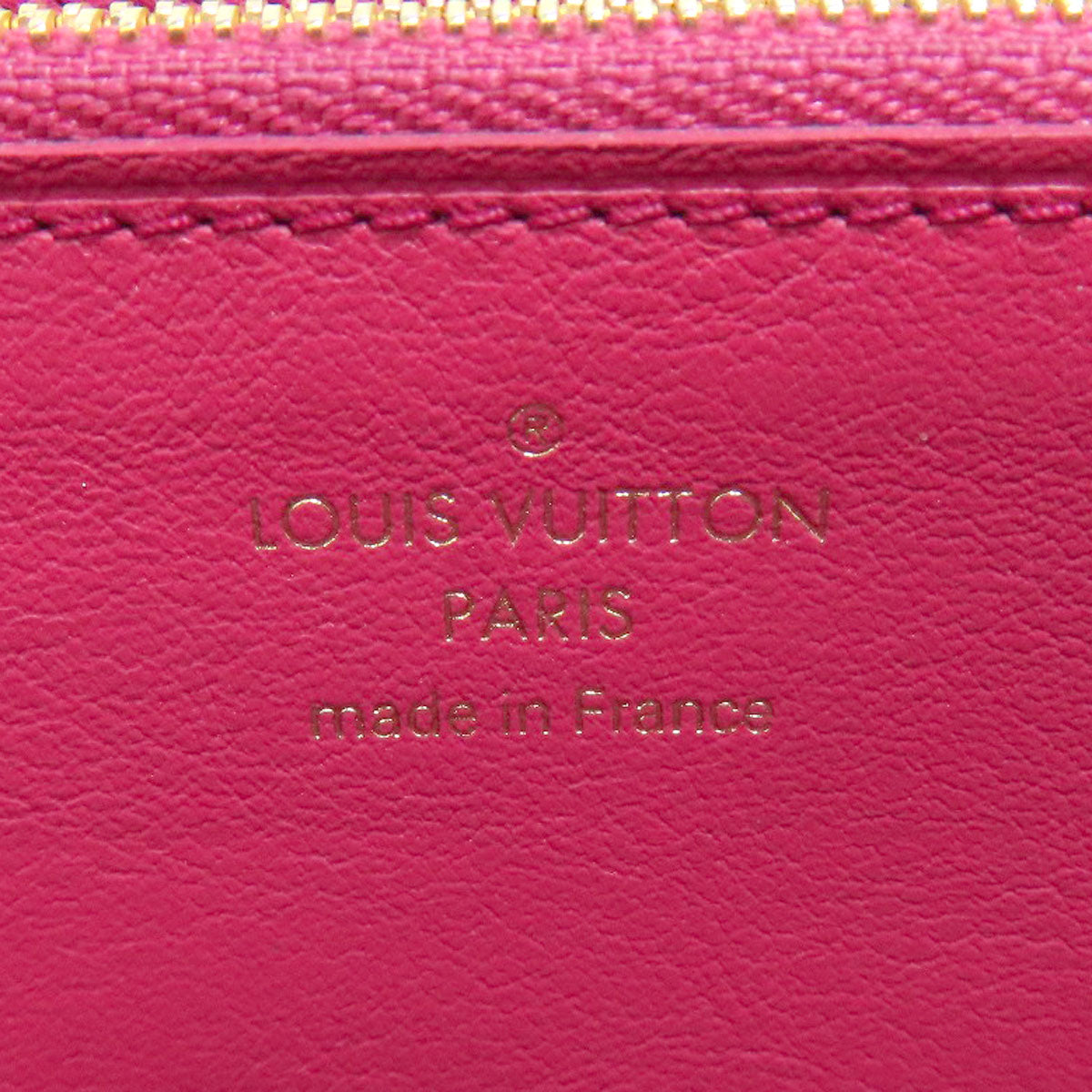 LOUIS VUITTON Long Wallet Purse M61248 Taurillon Clemence black Portefeuille Capsine