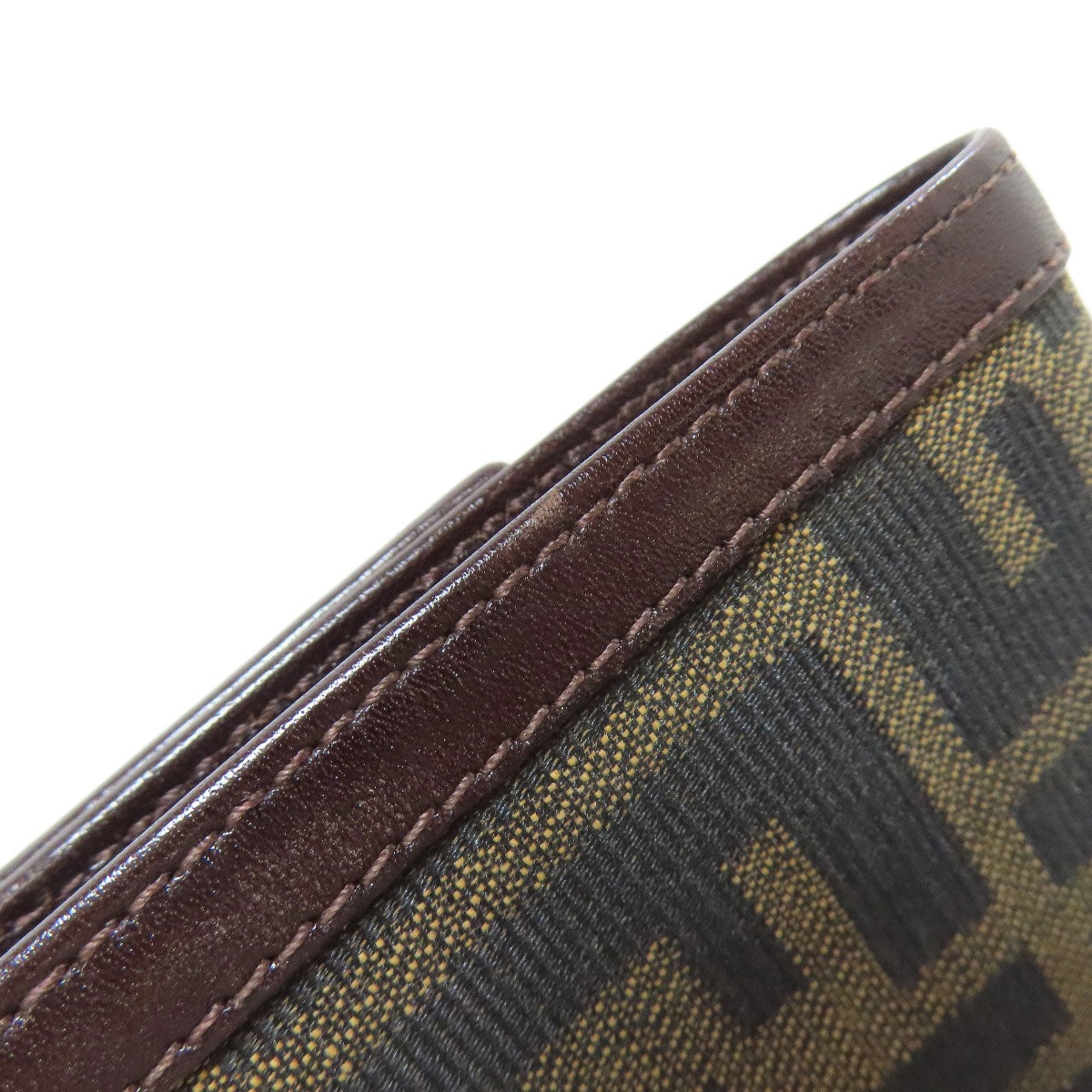 FENDI Bifold Wallet canvas Brown Zucca Pattern